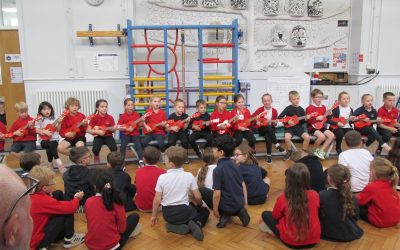 Class 6 ukulele concert